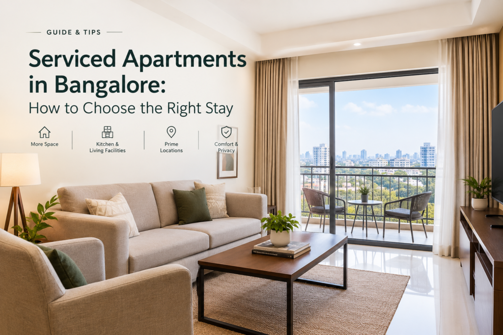 Serviced apartments in bangalore